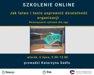 Szkolenie dla ngo - 06.07.2023